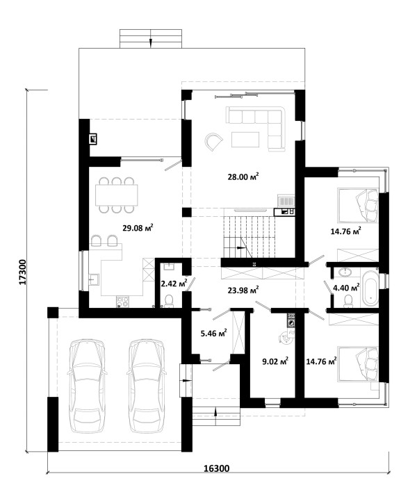 LUNA планировка этажей - фото 1